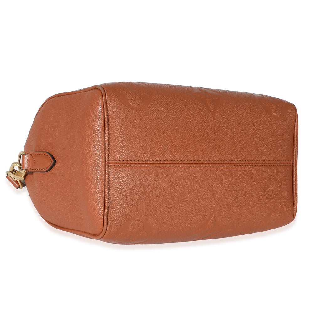 Louis Vuitton Louis Vuitton Cognac Giant Monogram Empreinte Speedy Bandouliere 25