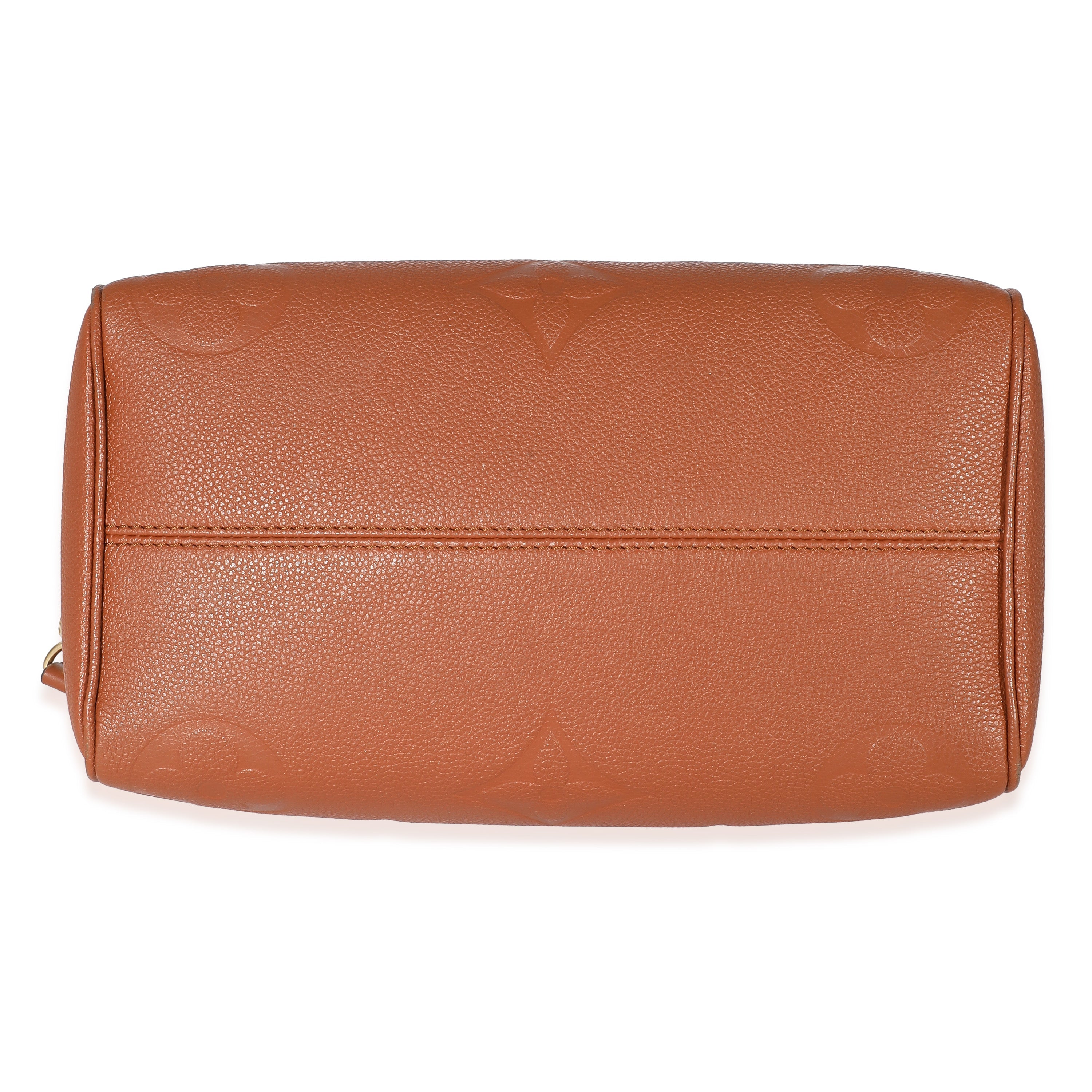 Louis Vuitton Louis Vuitton Cognac Giant Monogram Empreinte Speedy Bandouliere 25