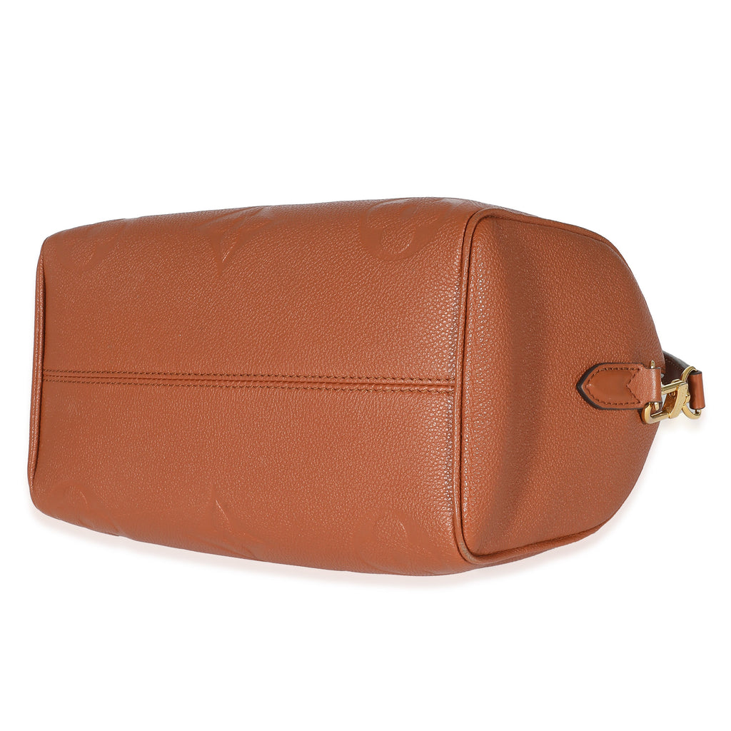 Louis Vuitton Louis Vuitton Cognac Giant Monogram Empreinte Speedy Bandouliere 25