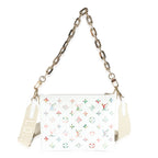 Louis Vuitton Louis Vuitton Cream Monogram Embossed Puffy Lambskin LV Garden Coussin PM