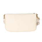 Louis Vuitton Louis Vuitton Cream Monogram Empreinte Multi Pochette Accessoires