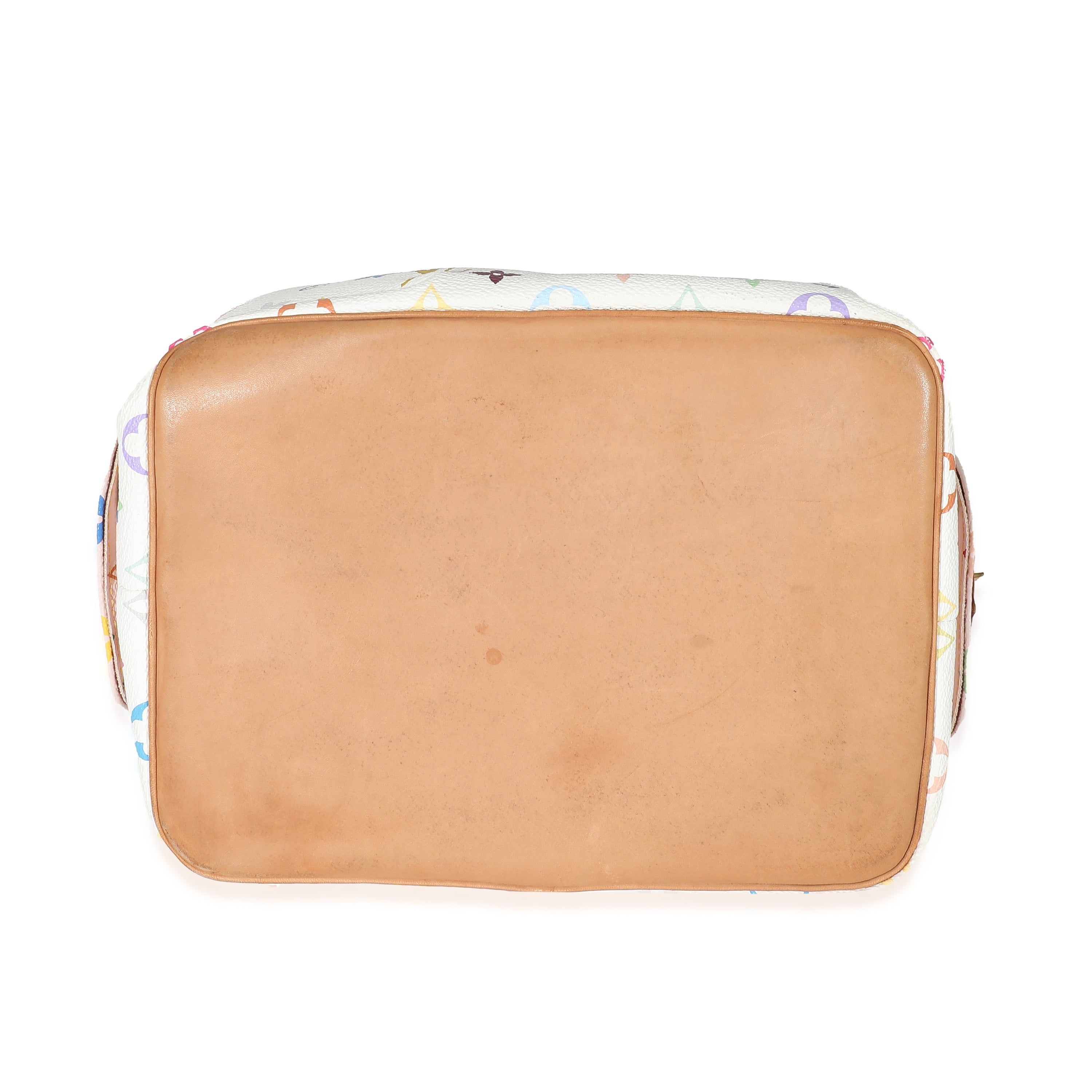 Louis Vuitton Louis Vuitton x Takashi Murakami White Monogram Multicolore Canvas Petit Noé