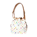 Louis Vuitton Louis Vuitton x Takashi Murakami White Monogram Multicolore Canvas Petit Noé