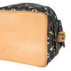 Louis Vuitton Louis Vuitton x Takashi Murakami Black Monogram Multicolore Canvas Petit Noé