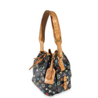 Louis Vuitton Louis Vuitton x Takashi Murakami Black Monogram Multicolore Canvas Petit Noé