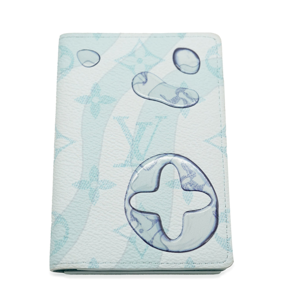 Louis Vuitton Louis Vuitton Crystal Blue Monogram Aquagarden Coated Canvas Pocket Organizer 