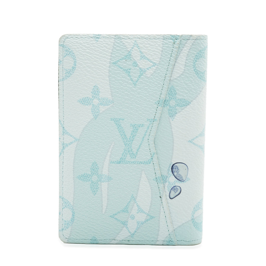Louis Vuitton Louis Vuitton Crystal Blue Monogram Aquagarden Coated Canvas Pocket Organizer 