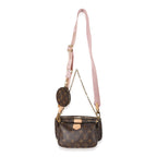 Louis Vuitton Louis Vuitton Rose Clair Monogram Canvas Multi Pochette Accessoires