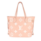 Louis Vuitton Louis Vuitton Rose Trianon Crème Bicolor Monogram Empreinte Neverfull MM