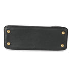 Louis Vuitton Louis Vuitton Black Rose Berlingot Taurillon Leather Capucines MM