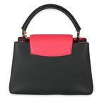 Louis Vuitton Louis Vuitton Black Rose Berlingot Taurillon Leather Capucines MM