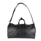 Louis Vuitton Louis Vuitton Monogram Eclipse Canvas Keepall Bandouliere 55