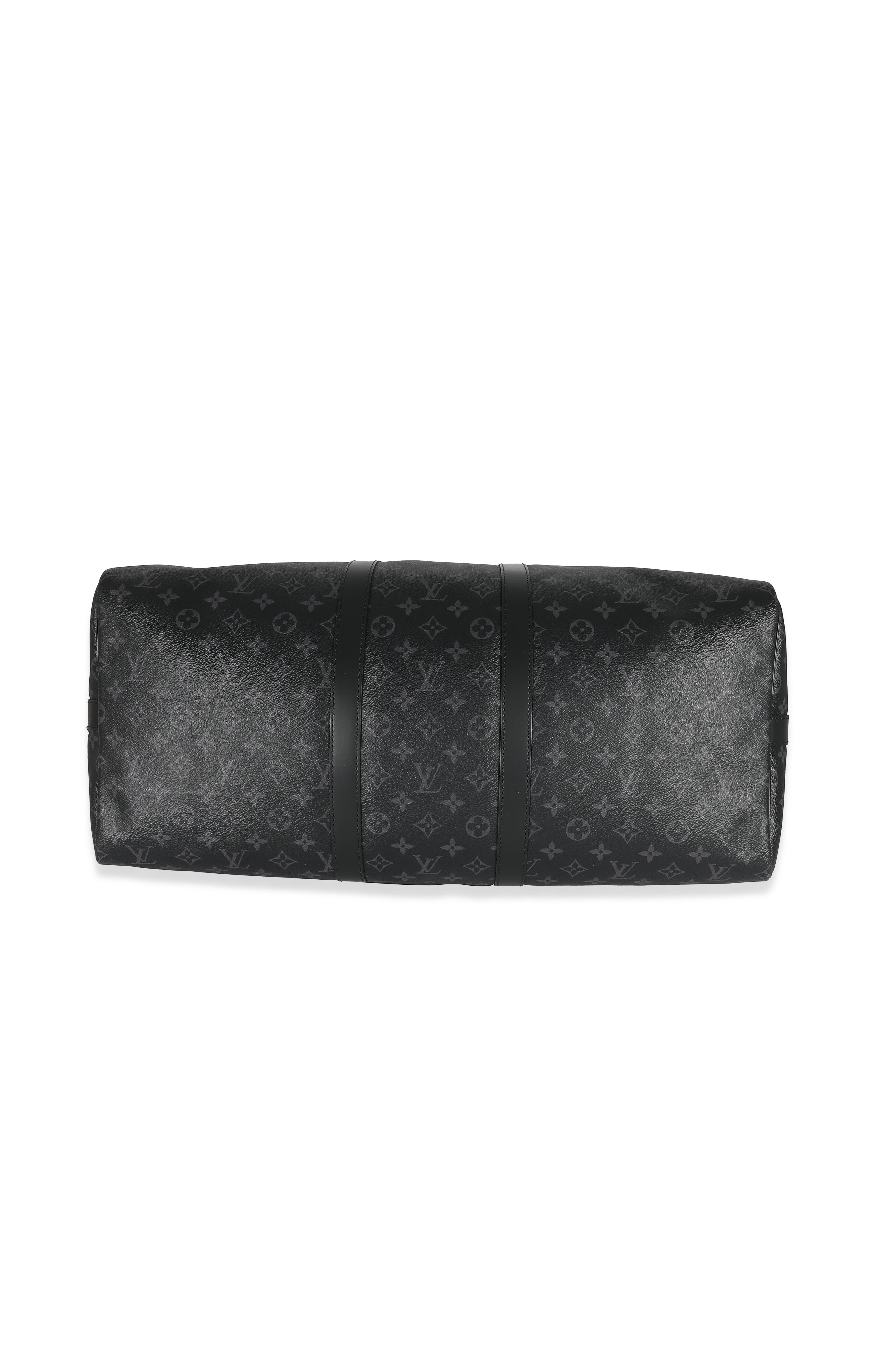 Louis Vuitton Louis Vuitton Monogram Eclipse Canvas Keepall Bandouliere 55
