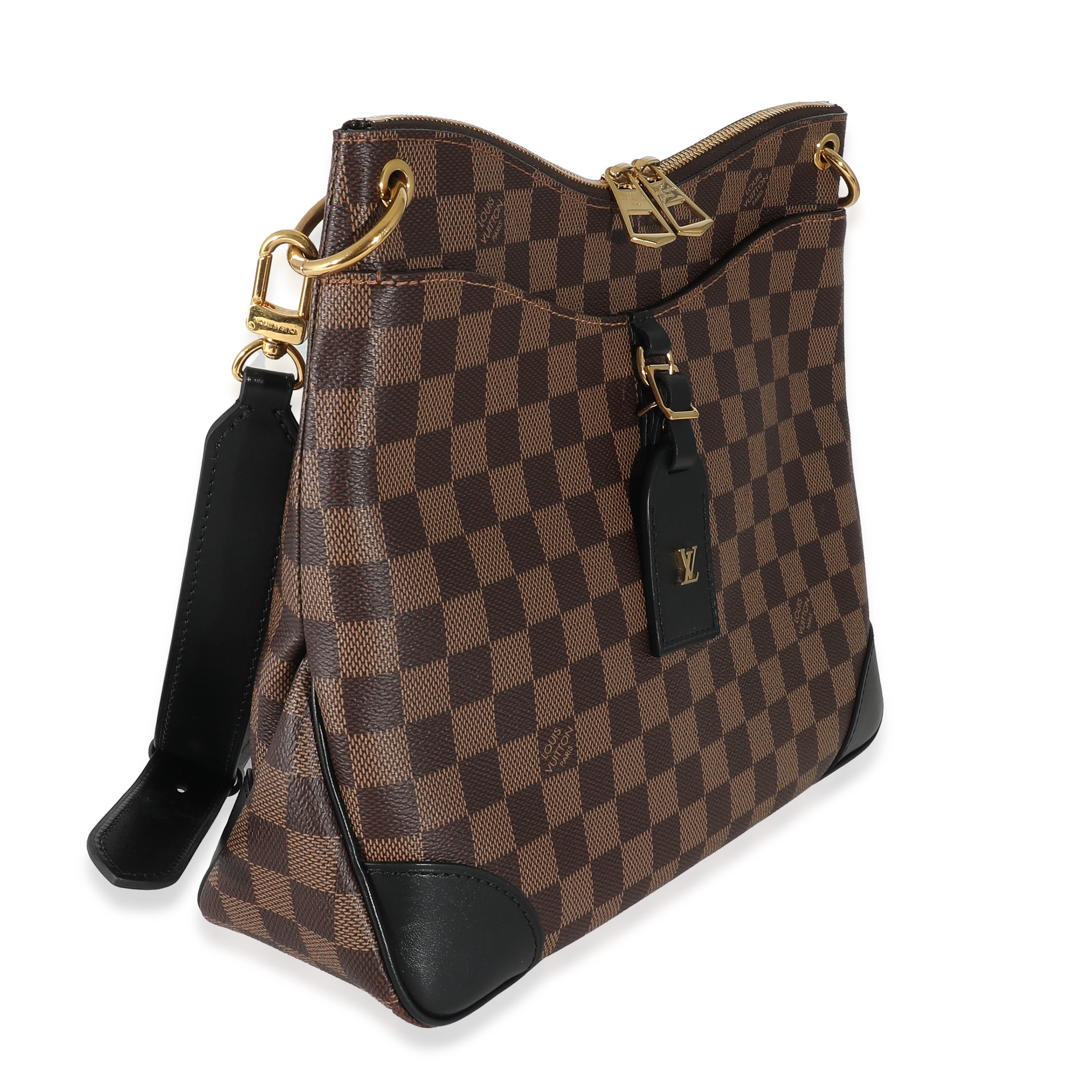 Louis Vuitton Louis Vuitton Black Damier Ebene Odeon MM