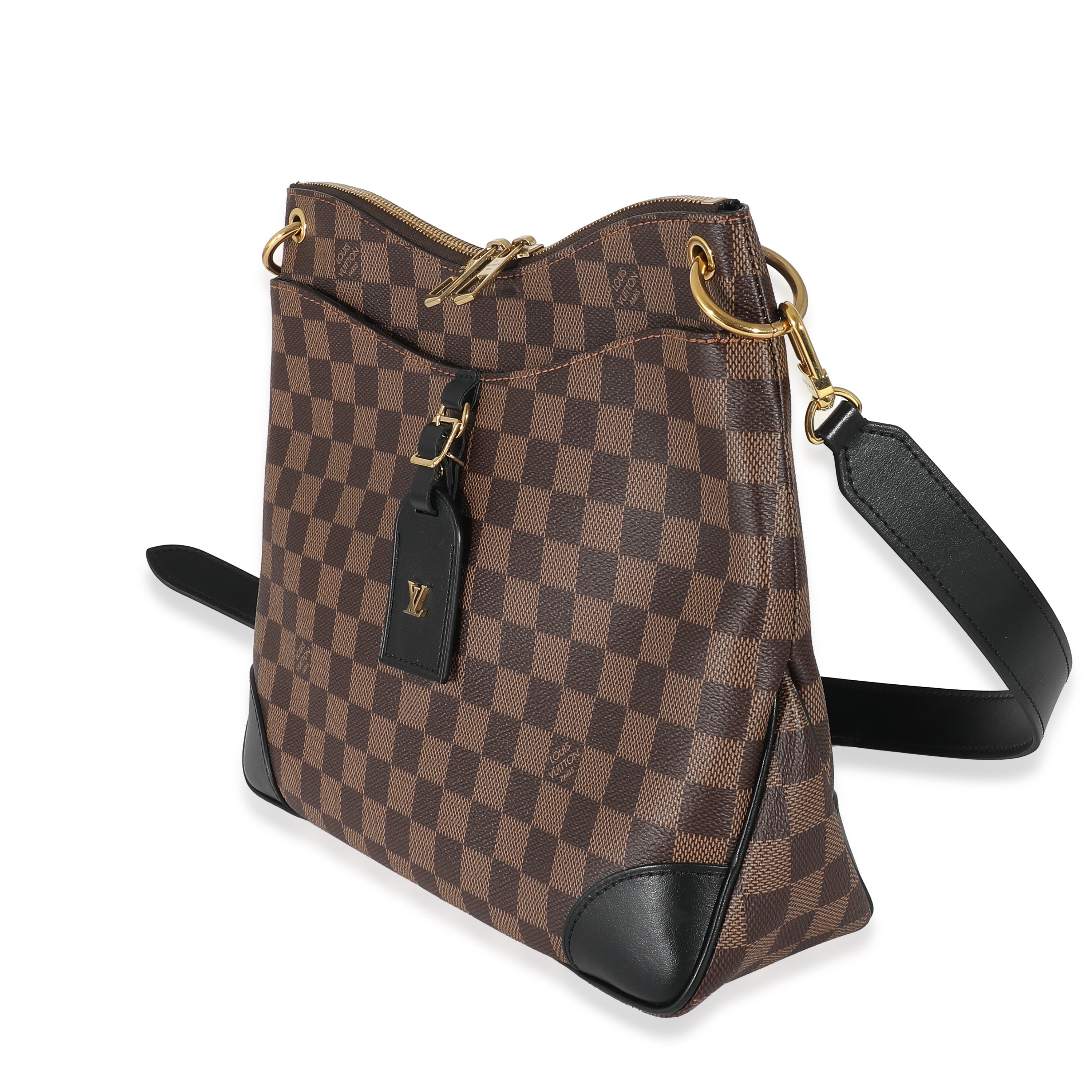 Louis Vuitton Louis Vuitton Black Damier Ebene Odeon MM