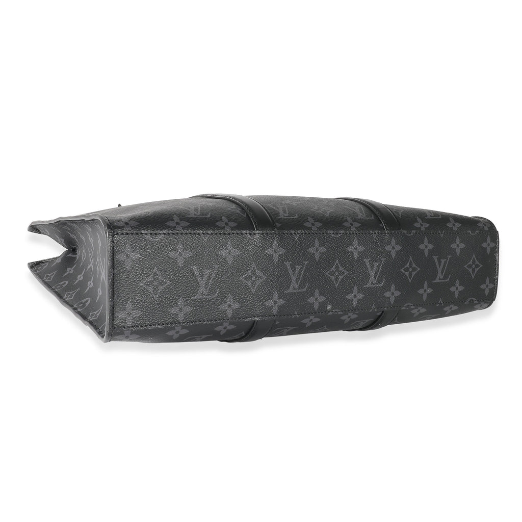 Louis Vuitton Monogram Eclipse Canvas Sac Plat Horizontal Zipper