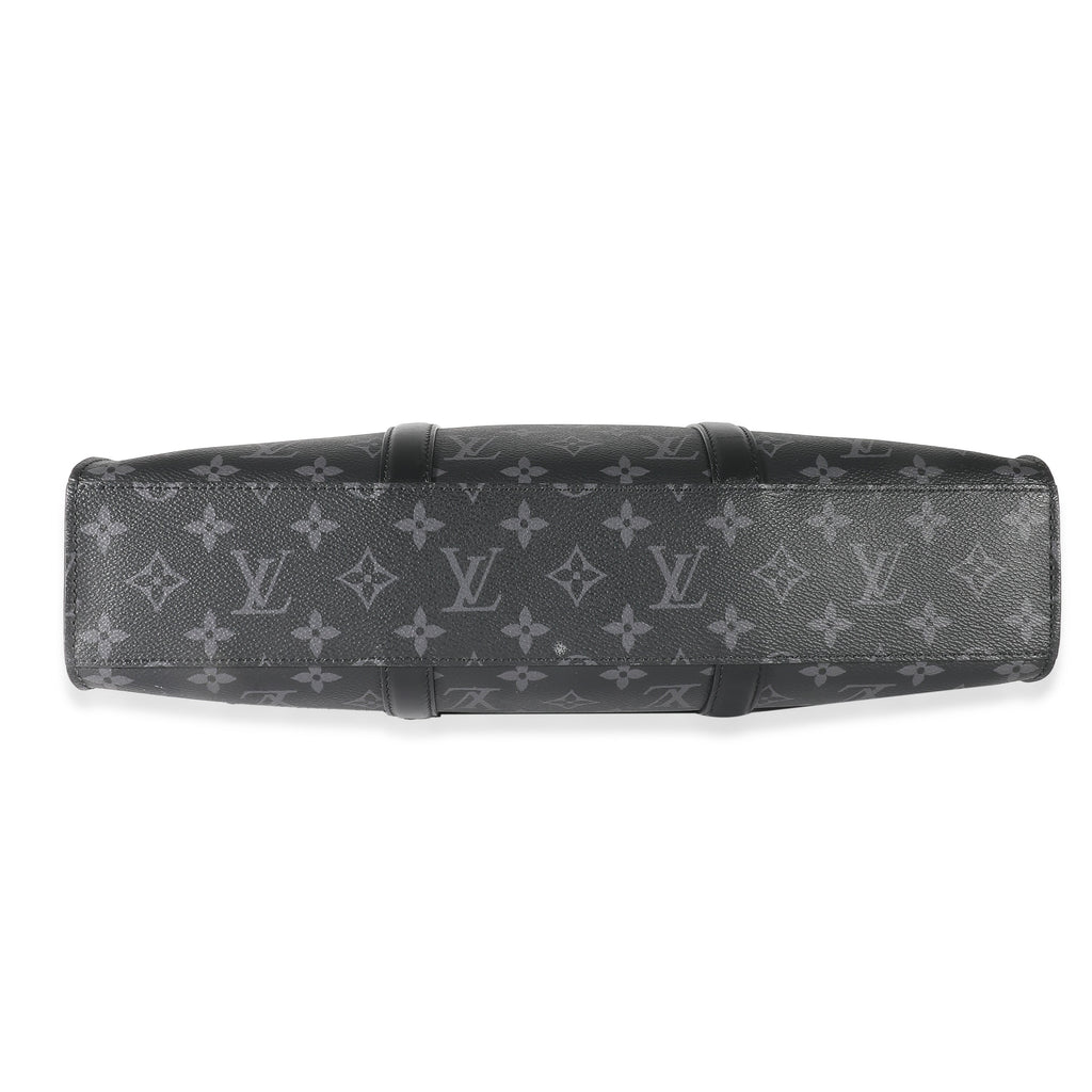 Louis Vuitton Monogram Eclipse Canvas Sac Plat Horizontal Zipper