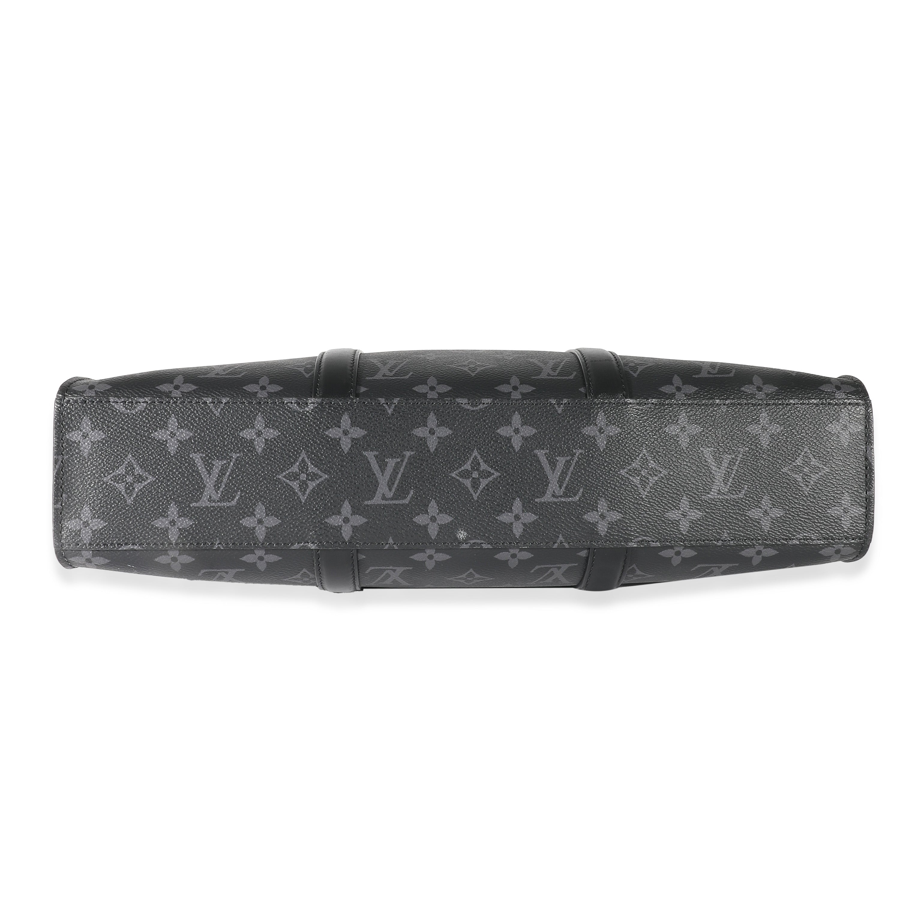 Louis Vuitton Monogram Eclipse Canvas Sac Plat Horizontal Zipper