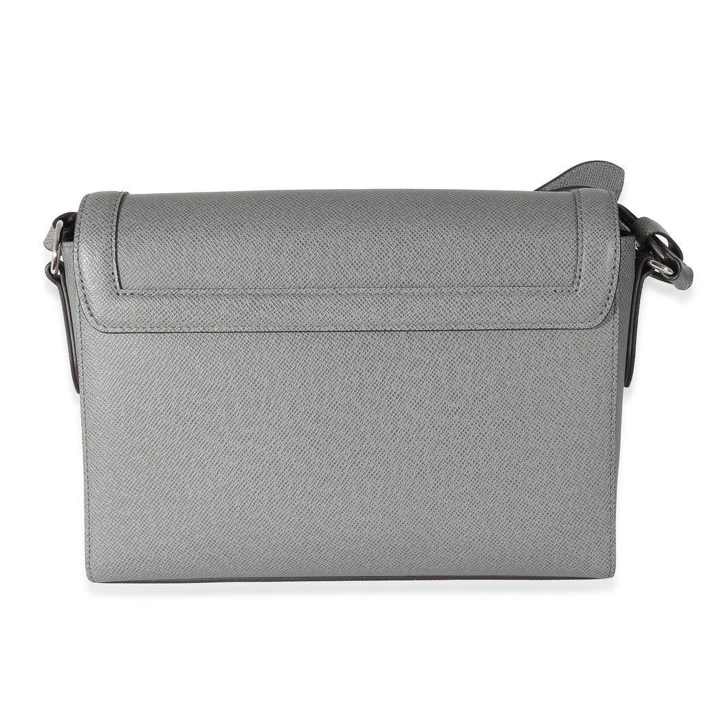 Louis Vuitton Louis Vuitton Gray Taiga Leather New Flap Messenger