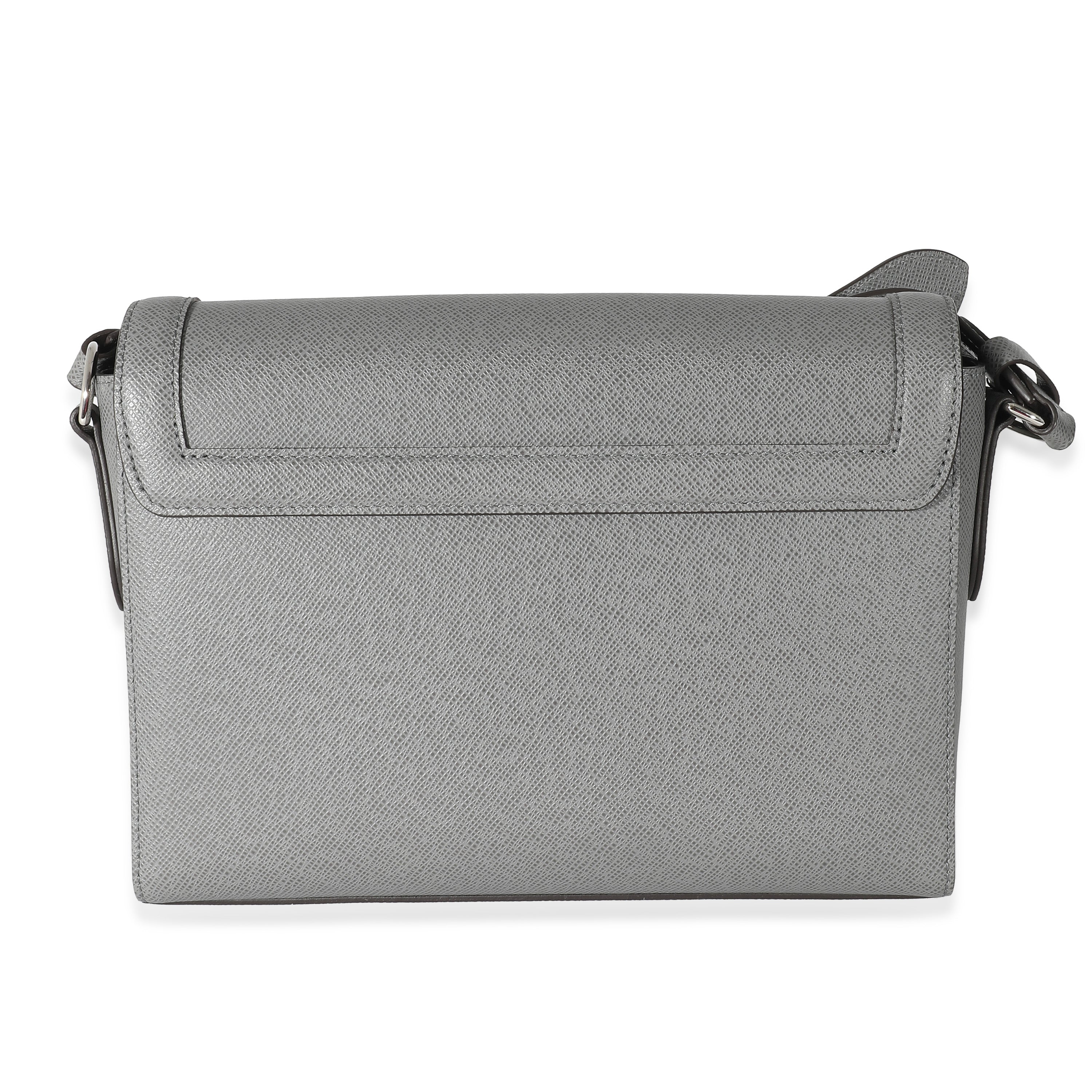 Louis Vuitton Louis Vuitton Gray Taiga Leather New Flap Messenger