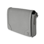 Louis Vuitton Louis Vuitton Gray Taiga Leather New Flap Messenger