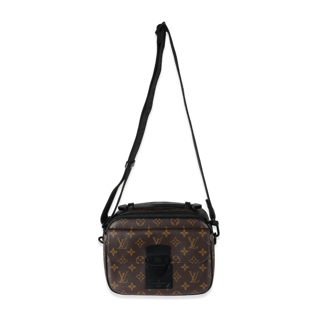 Louis Vuitton Monogram Macassar S Lock Messenger