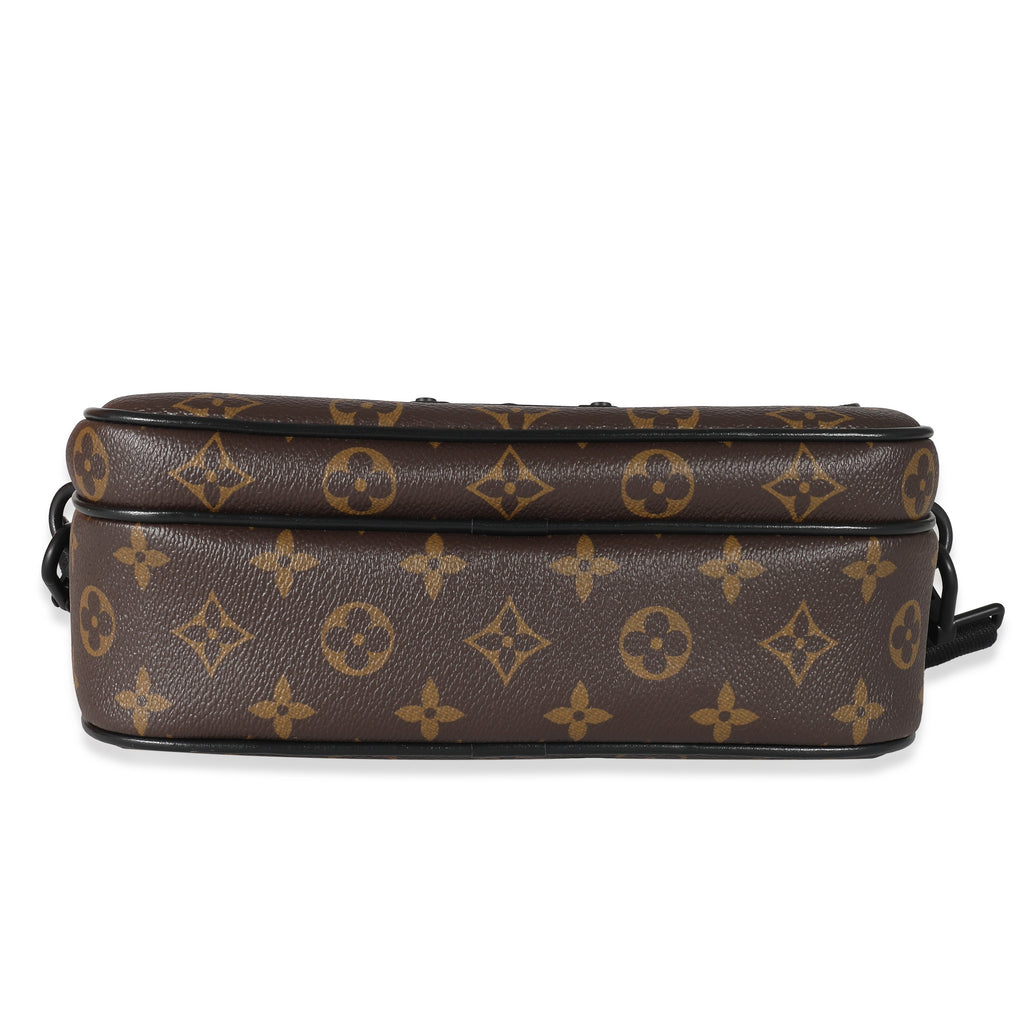 Louis Vuitton Monogram Macassar S Lock Messenger