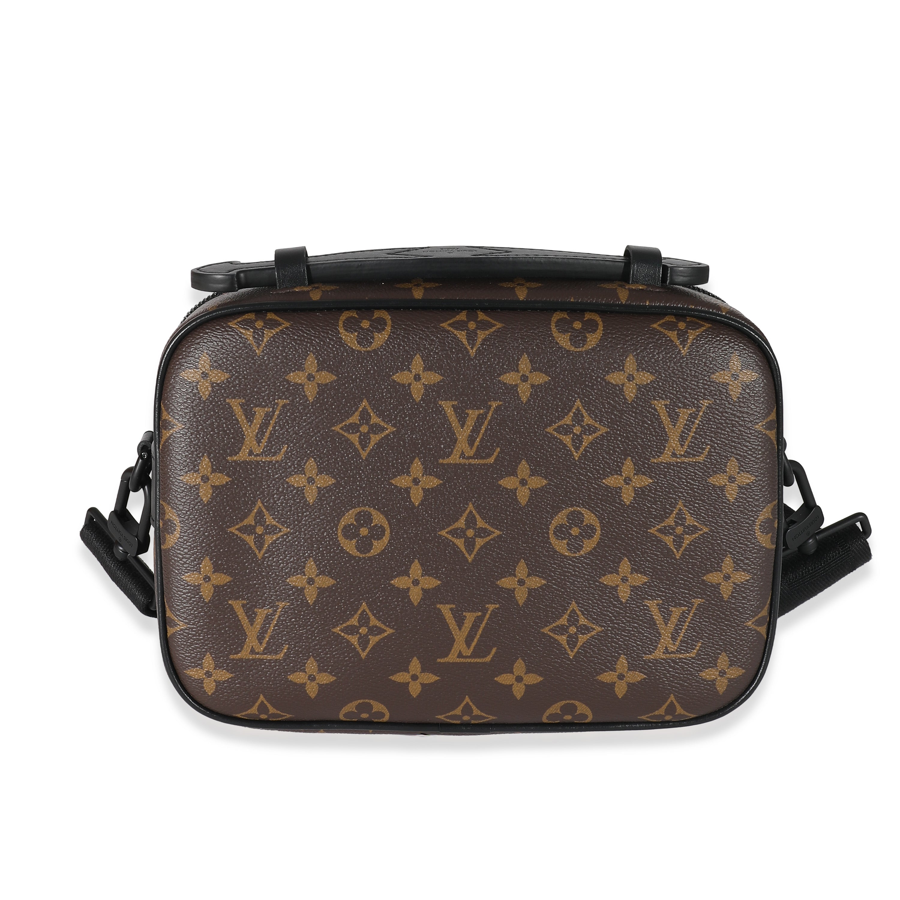 Louis Vuitton Monogram Macassar S Lock Messenger