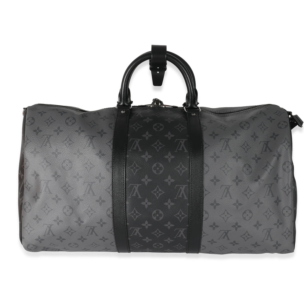 Louis Vuitton Louis Vuitton Reverse Monogram Eclipse Canvas Keepall Bandouliere 50