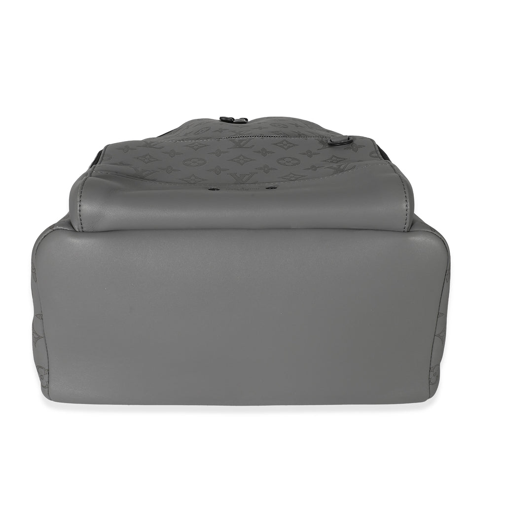 Louis Vuitton Louis Vuitton Anthracite Grey Monogram Shadow Racer Backpack