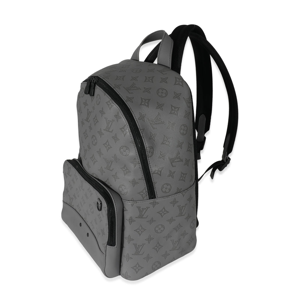 Louis Vuitton Louis Vuitton Anthracite Grey Monogram Shadow Racer Backpack