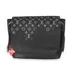Louis Vuitton x Nigo Black Monogram Denim Taurillon Besace Tokyo Messenger