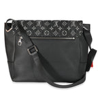 Louis Vuitton x Nigo Black Monogram Denim Taurillon Besace Tokyo Messenger