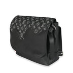 Louis Vuitton x Nigo Black Monogram Denim Taurillon Besace Tokyo Messenger