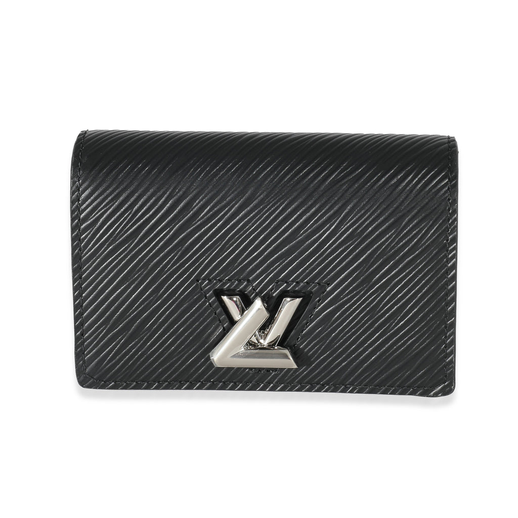 Louis Vuitton Louis Vuitton Black Epi Twist Multicartes Card Case