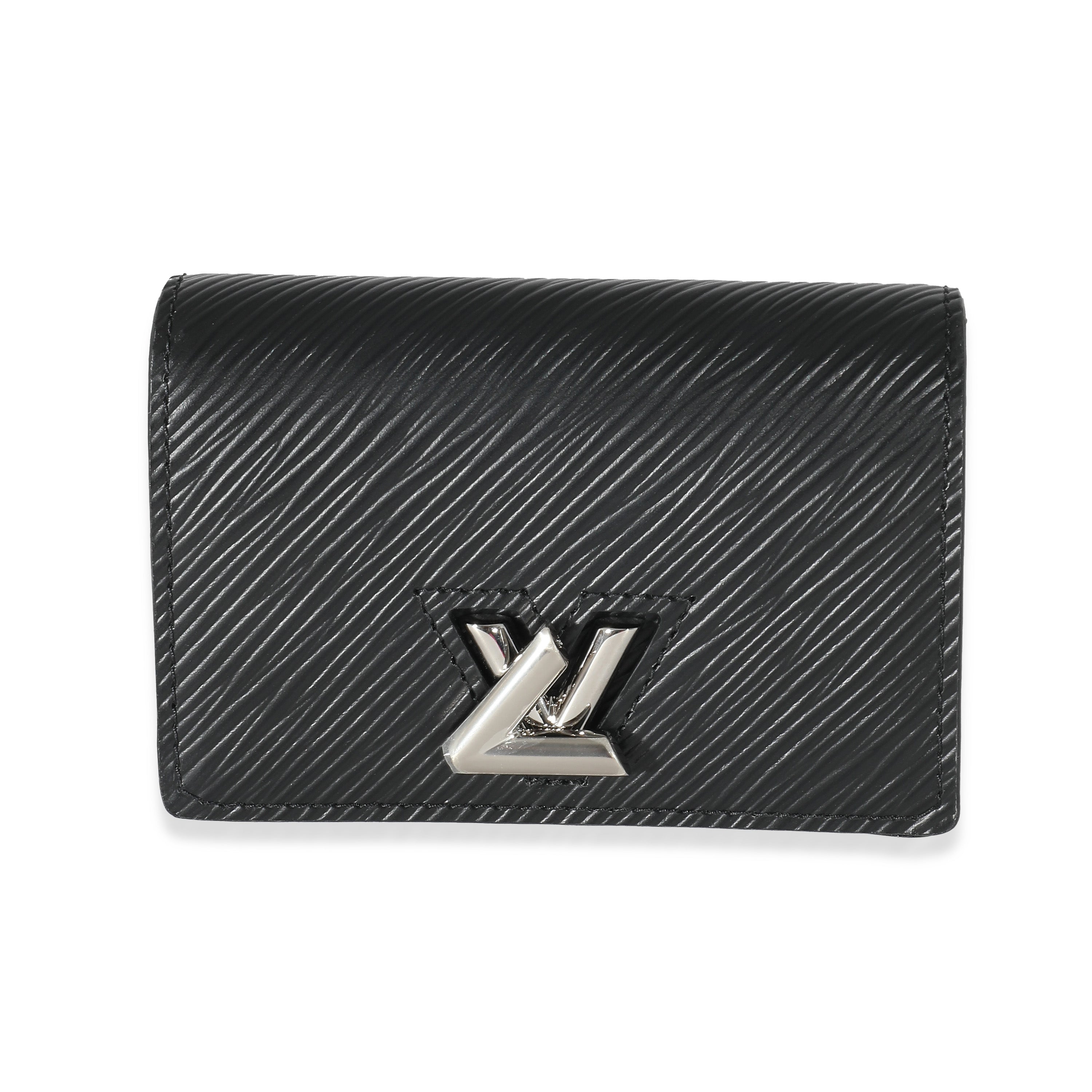 Louis Vuitton Louis Vuitton Black Epi Twist Multicartes Card Case