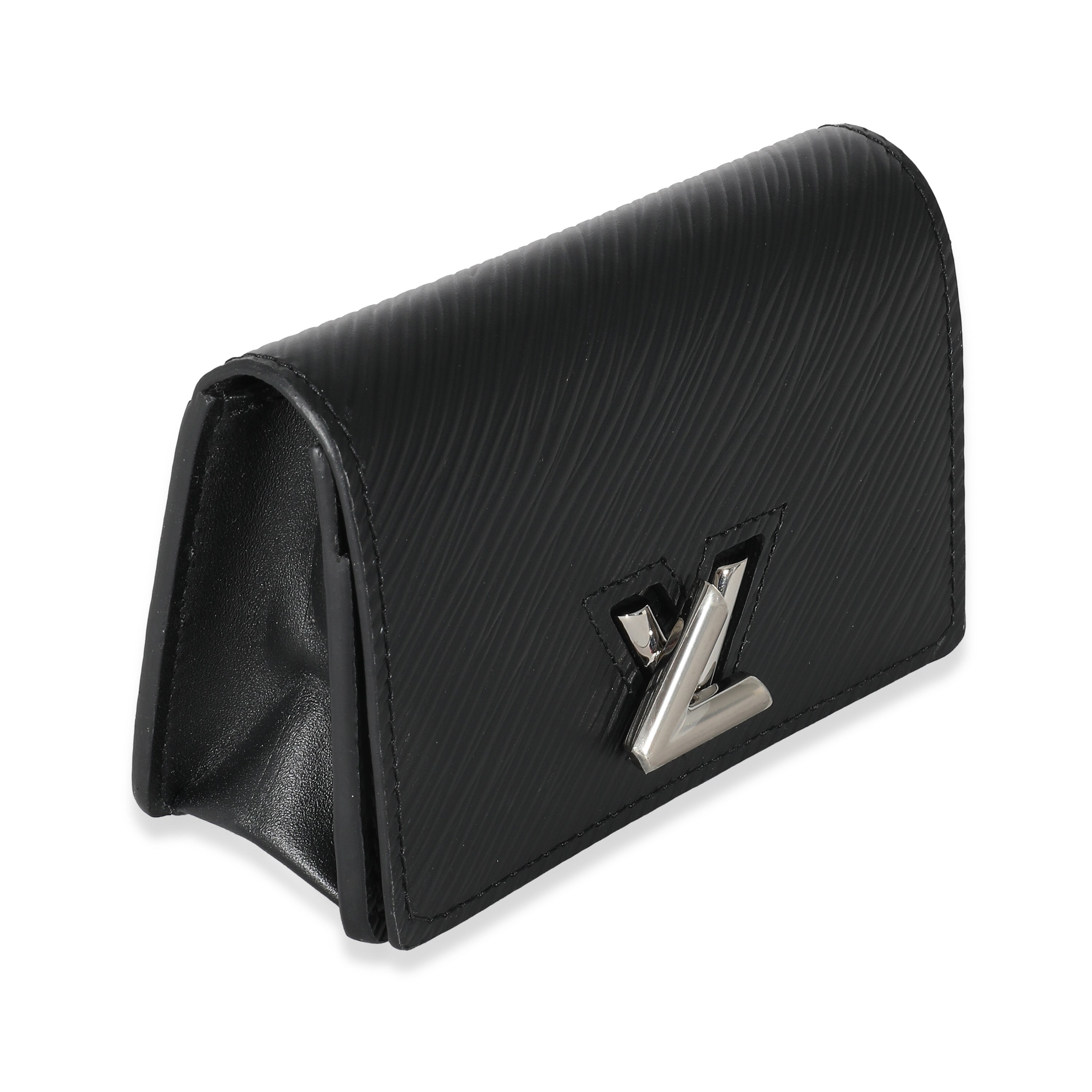 Louis Vuitton Louis Vuitton Black Epi Twist Multicartes Card Case
