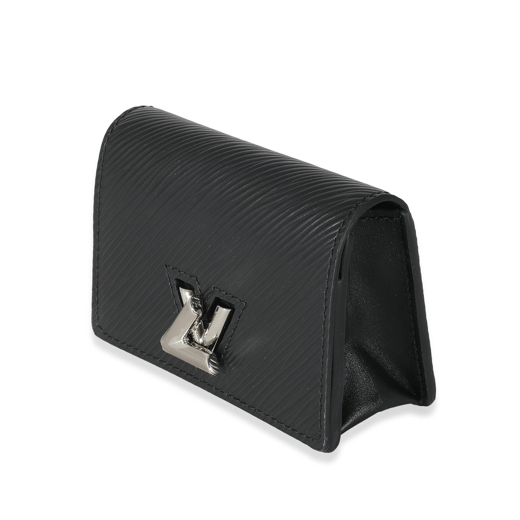 Louis Vuitton Louis Vuitton Black Epi Twist Multicartes Card Case