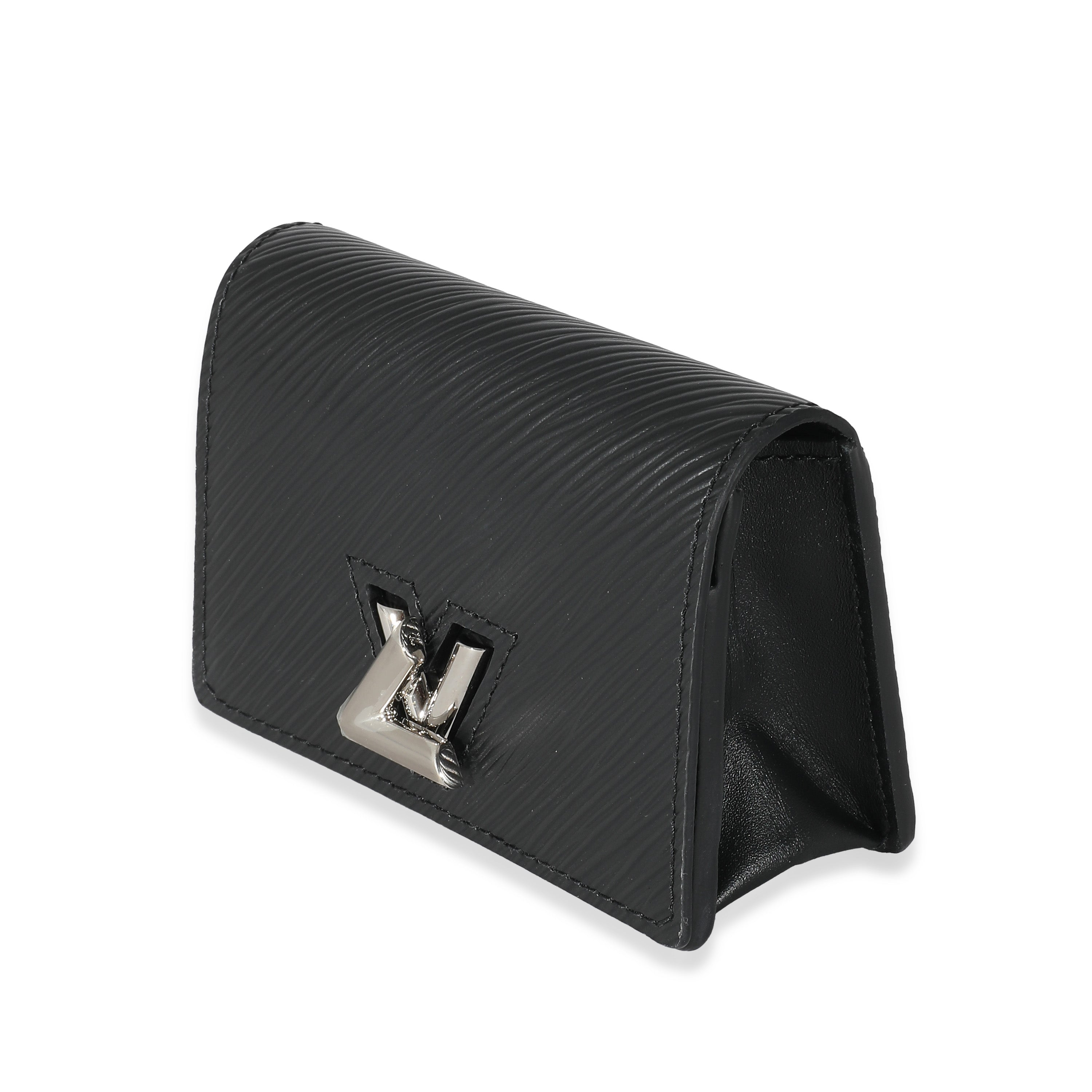 Louis Vuitton Louis Vuitton Black Epi Twist Multicartes Card Case