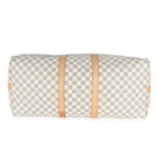 Louis Vuitton Louis Vuitton Damier Azur Canvas Keepall Bandoulière 55