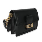 Louis Vuitton Louis Vuitton Black Smooth Leather Dauphine MM