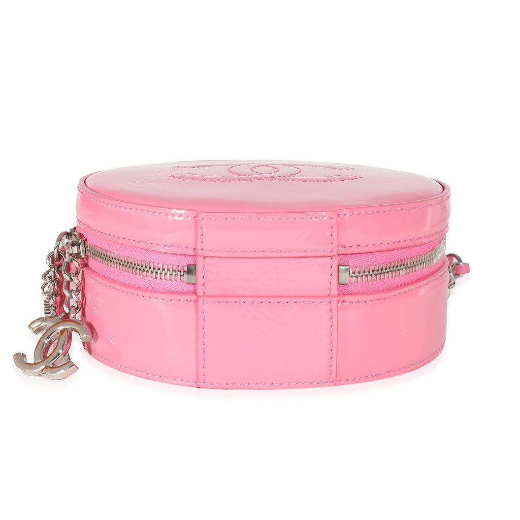 Chanel Pink Glazed Calfskin Round As Earth Bag