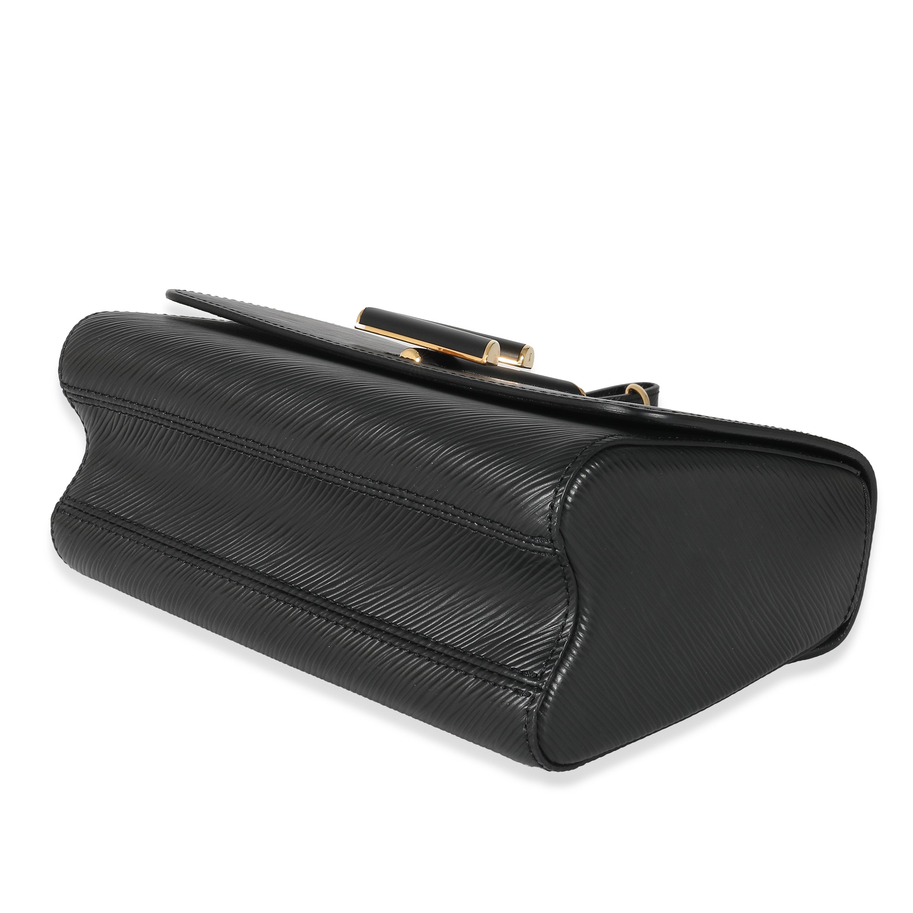 Louis Vuitton Louis Vuitton Gold Matte Black Epi Twist MM