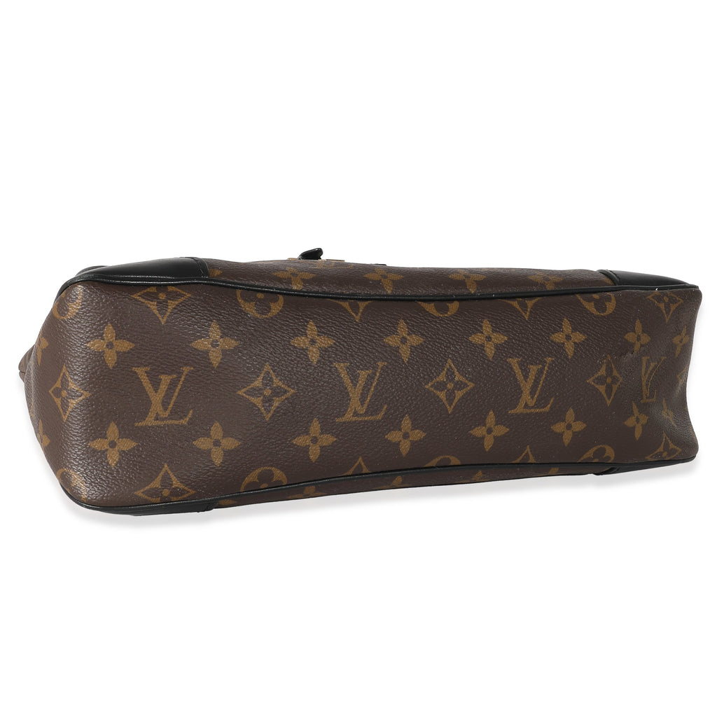 Louis Vuitton Louis Vuitton Black Monogram Canvas Odeon MM