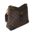 Louis Vuitton Louis Vuitton Black Monogram Canvas Odeon MM