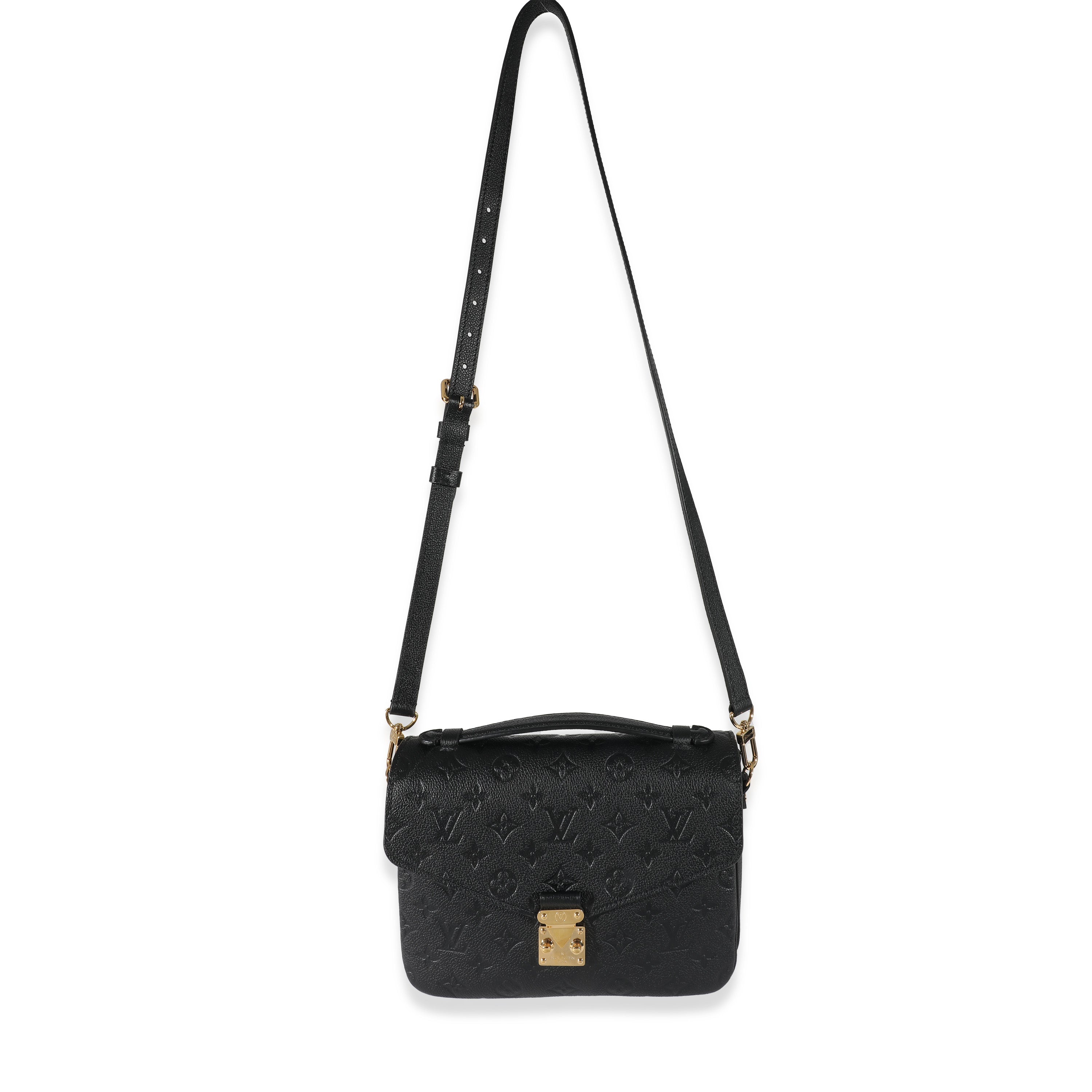 Louis Vuitton Louis Vuitton Black Monogram Empreinte Pochette Metis