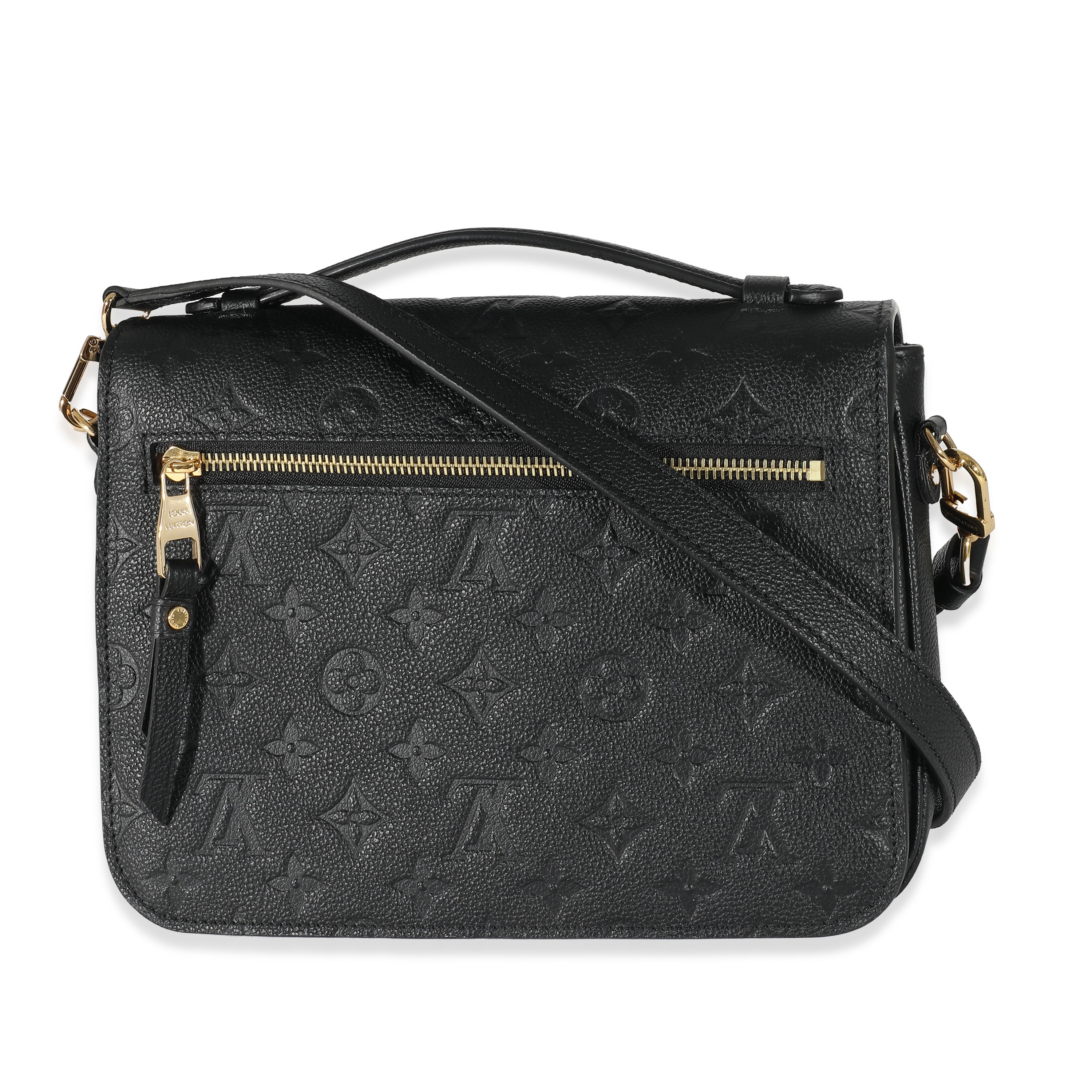 Louis Vuitton Louis Vuitton Black Monogram Empreinte Pochette Metis
