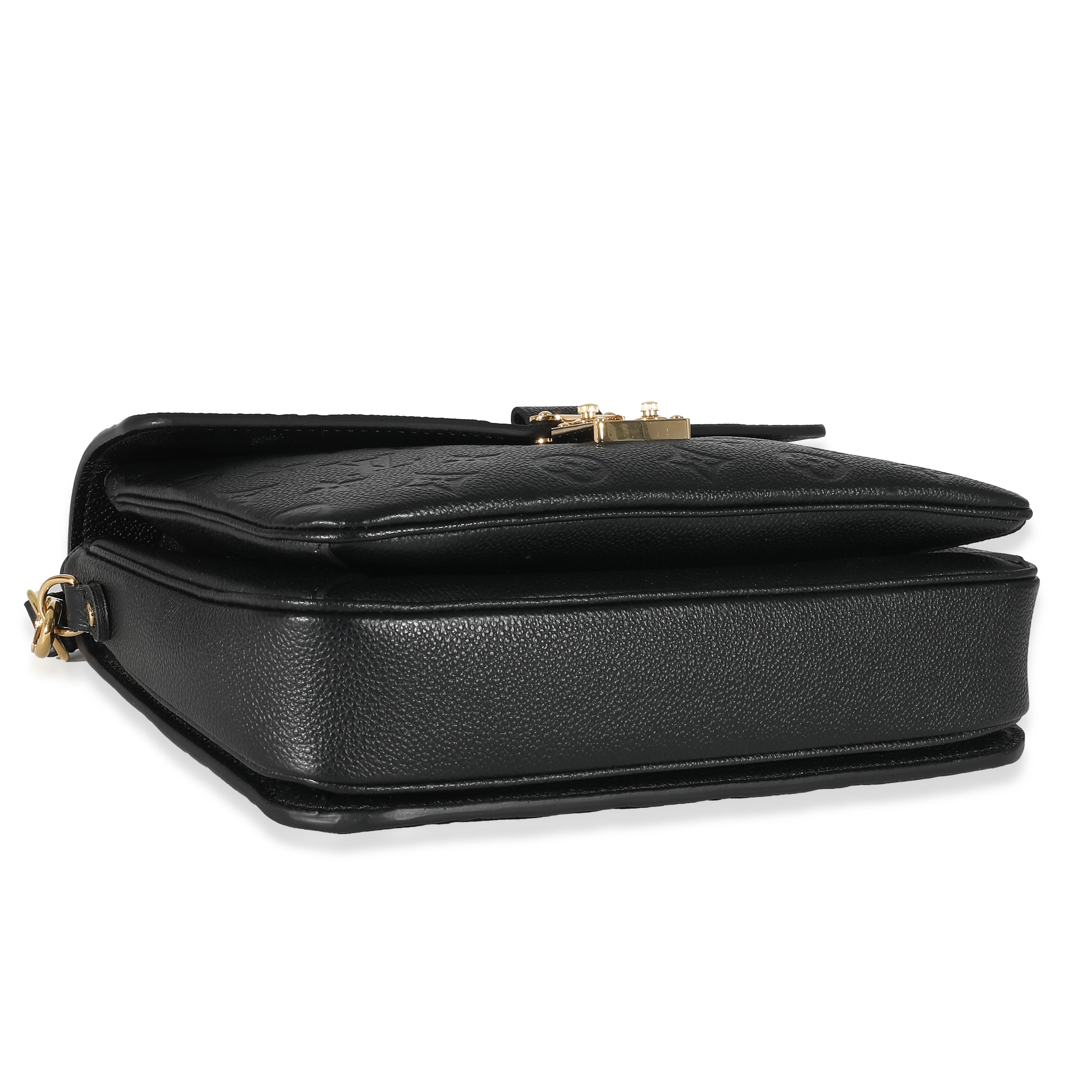 Louis Vuitton Louis Vuitton Black Monogram Empreinte Pochette Metis