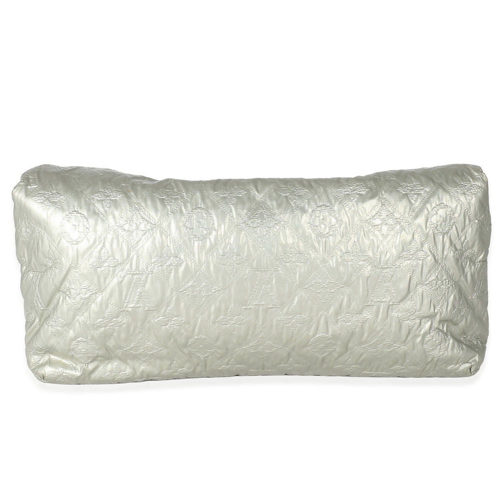 Louis Vuitton Louis Vuitton Silver Monogram Jacquard Altair Clutch