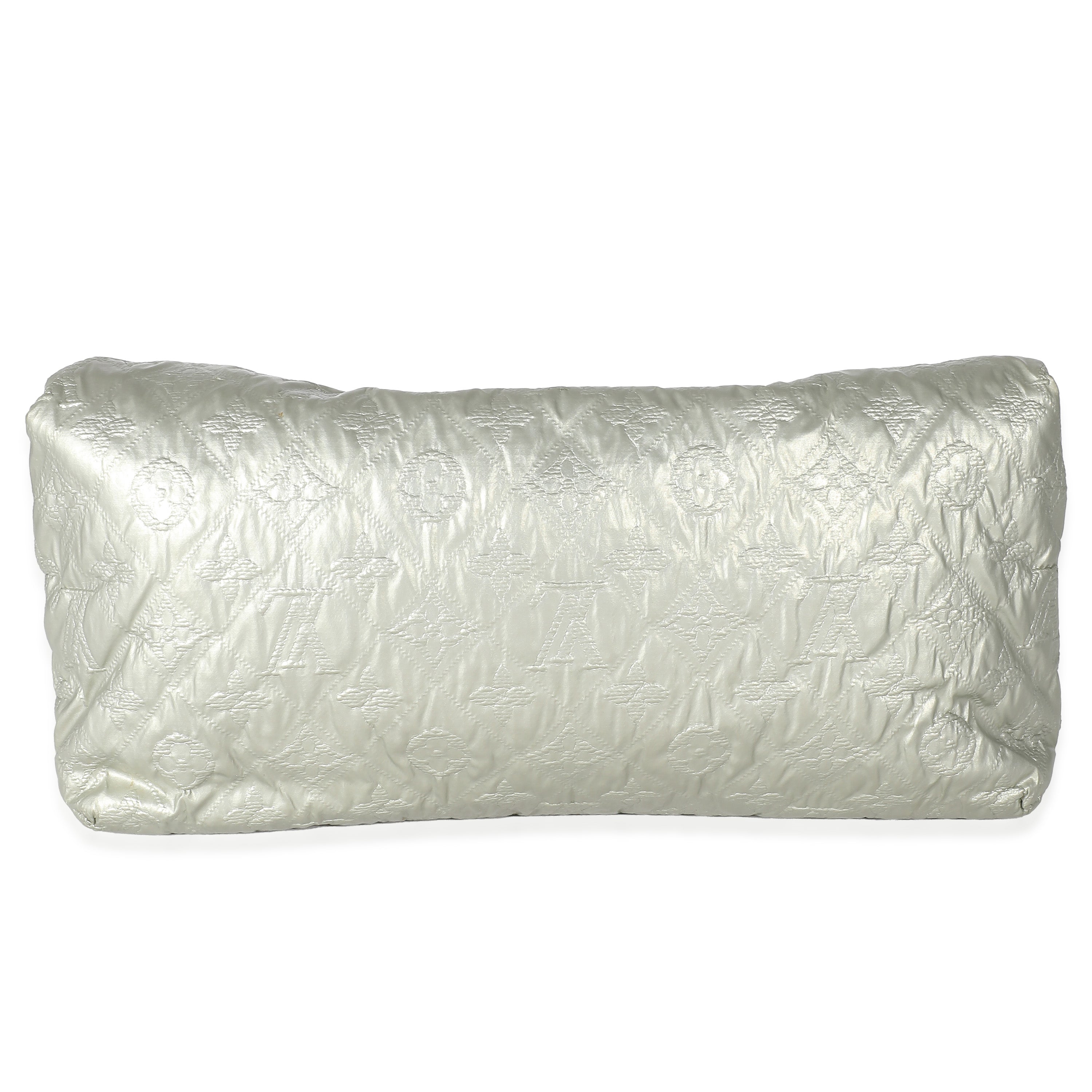 Louis Vuitton Louis Vuitton Silver Monogram Jacquard Altair Clutch